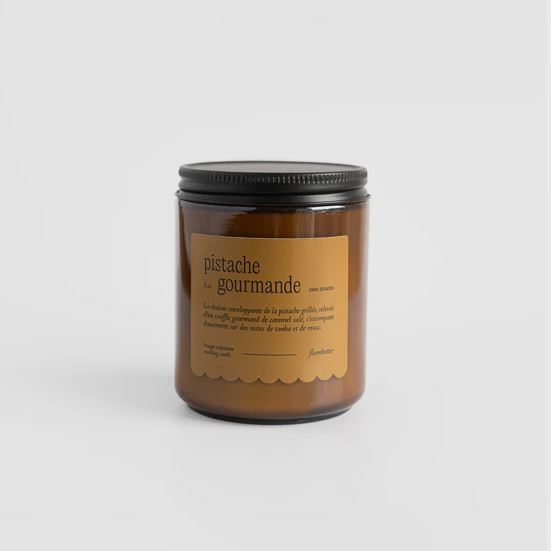 Bougie pistache gourmande