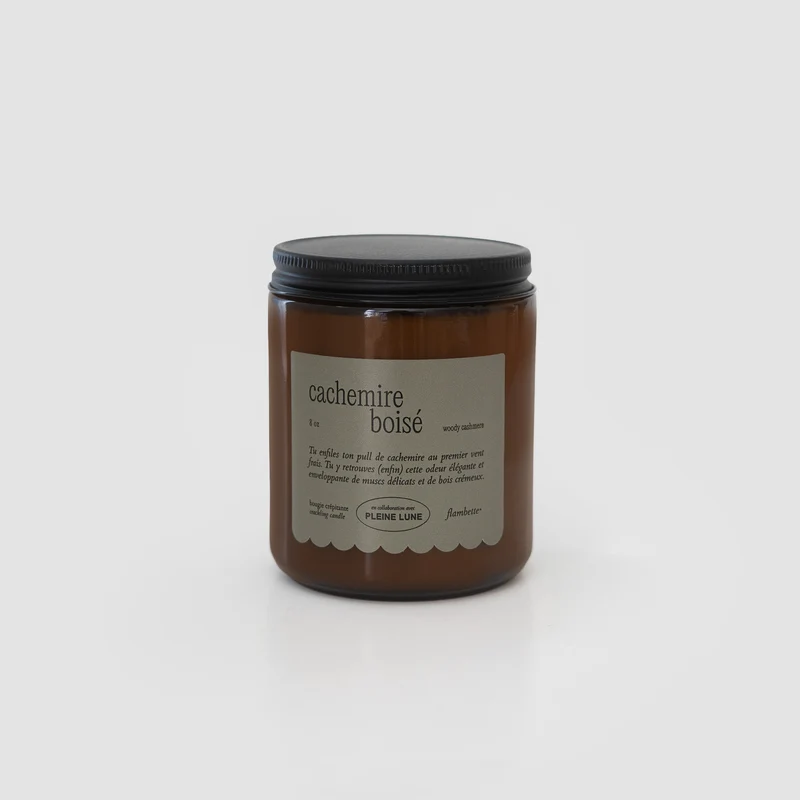 Bougie cachemire boisé
