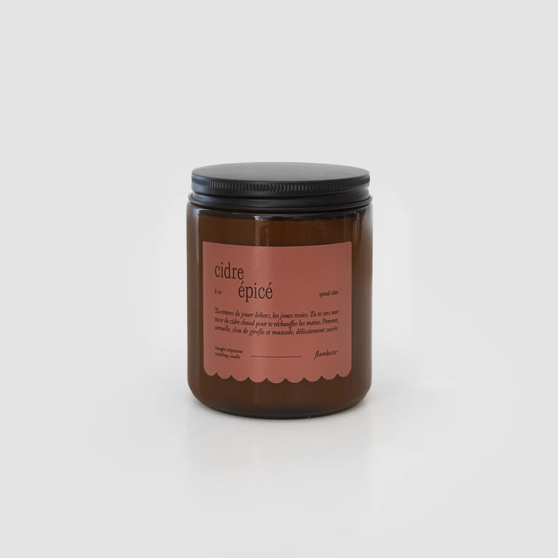 Bougie cidre épicé
