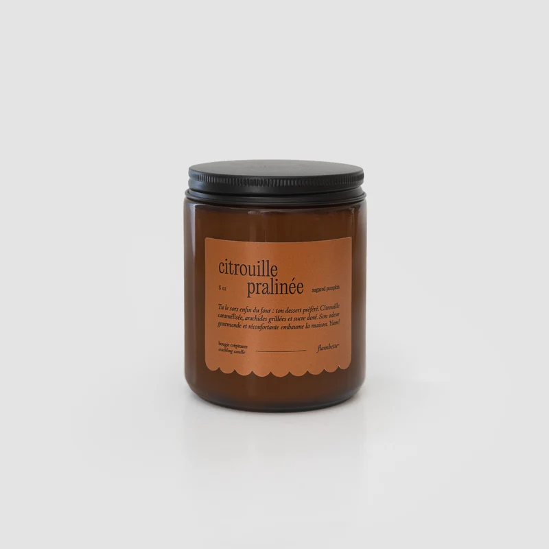 Bougie citrouille pralinée