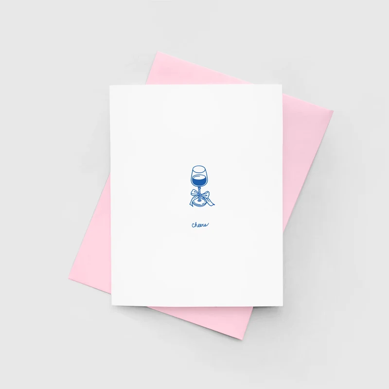 Carte de souhaits – Cheers - Marion