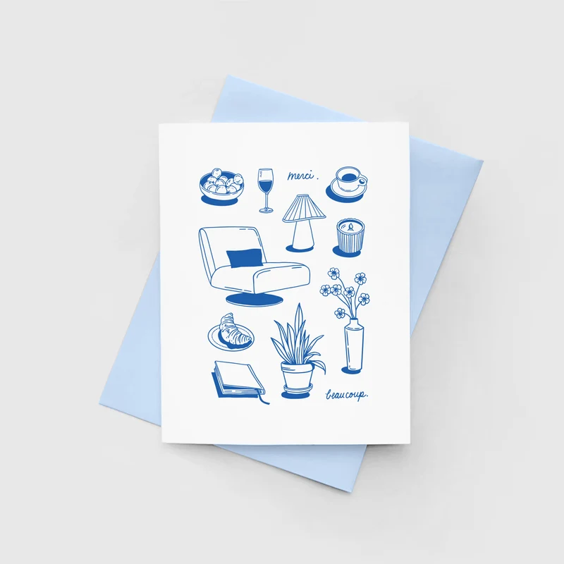 Carte de souhaits – Merci beaucoup - Marion