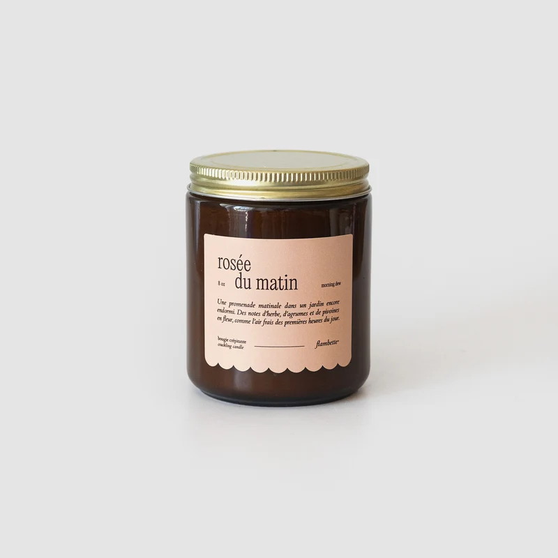 Bougie rosée du matin